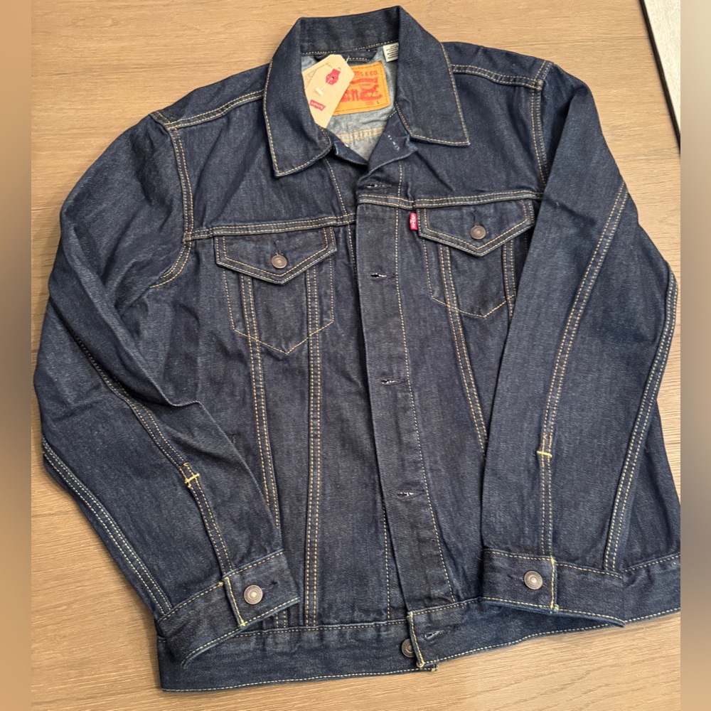 Levi's Men's Dark Blue Denim Jacket